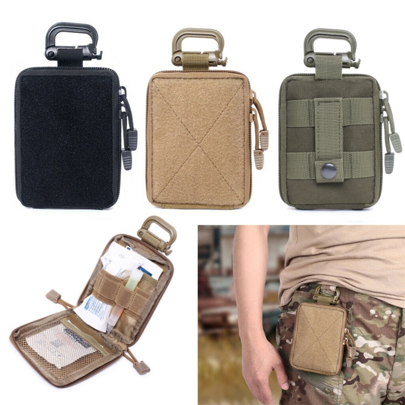 Hunting Outdoors Card - Cartera táctica EDC, paquete con cremallera,
