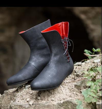 Hunting Outdoor Boots - Zapatos Medievales para Hombre, Retro, de