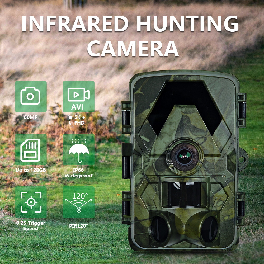 Hunting Outdoors Card - Cámara de Caza Infrarroja para Exteriores