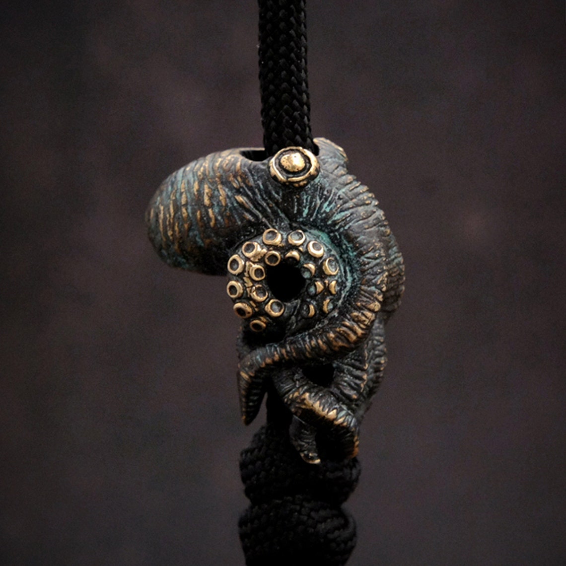 Paracord Survival Bracelet - Cuentas de cuchillo de latón de