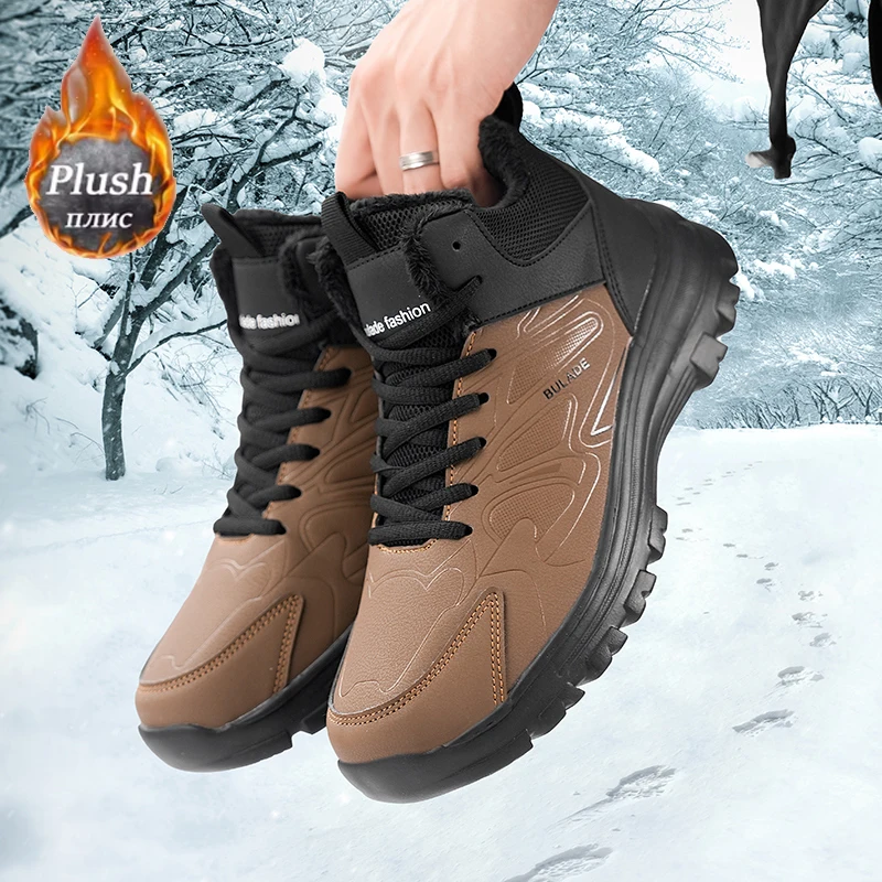 Hunting Outdoor Boots - ELUVA Botas de nieve para hombre,