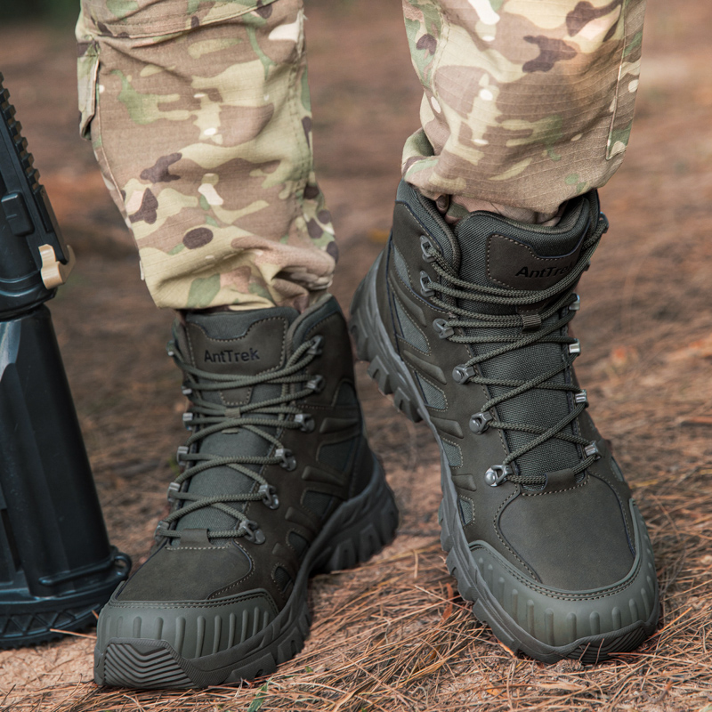 Hunting Outdoor Boots - Botas tácticas para hombre, impermeables, ultraligeras,