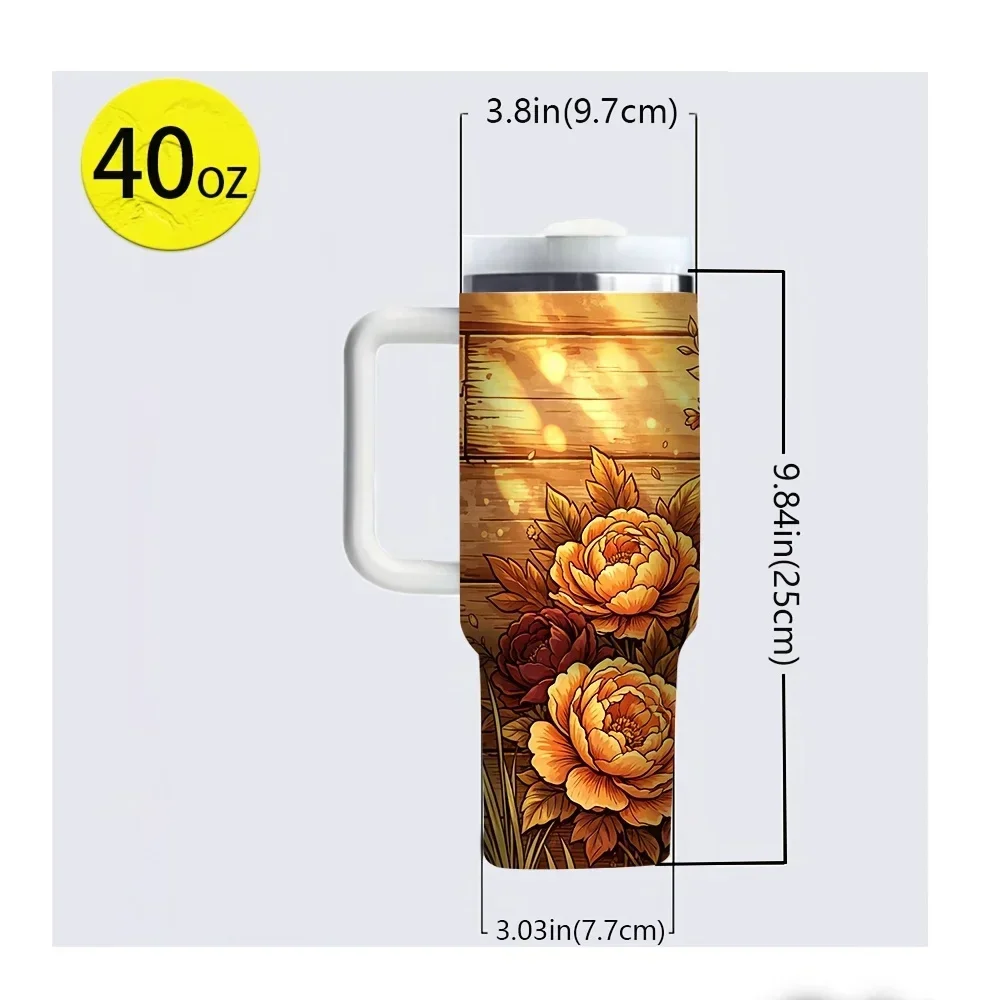 Vaso de 40 onzas con asa, herm - Hunting Outdoor Background reseña y precio