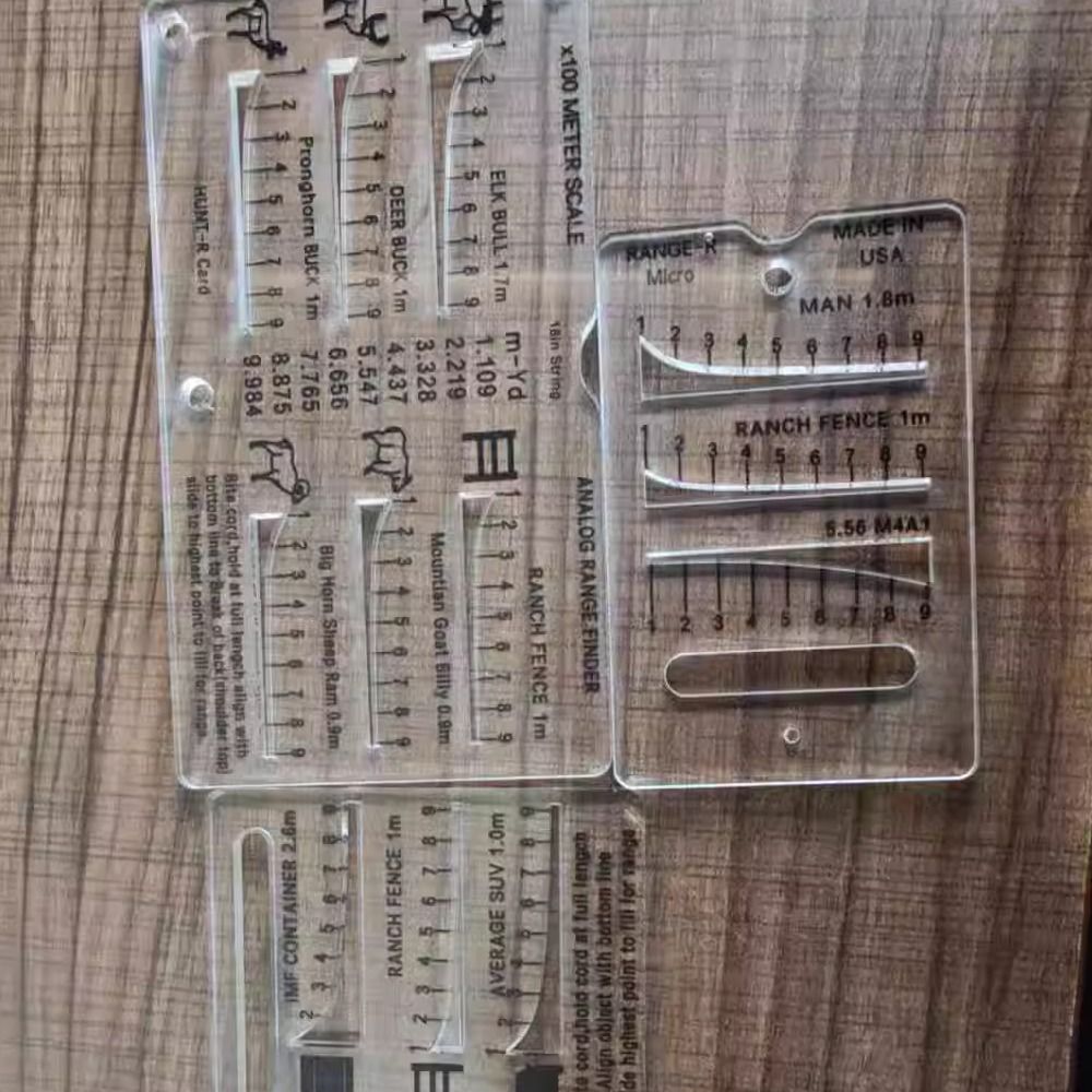 Telémetro duradero acrílico, t - Hunting Outdoors Card reseña y precio
