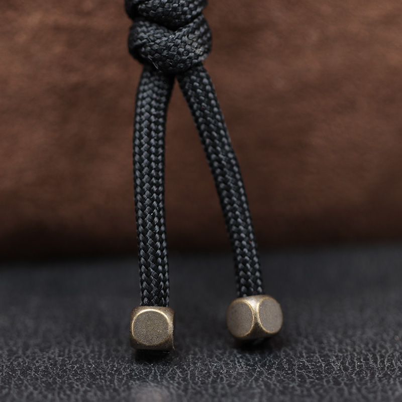 Cuentas de cuchillo de latón c - Paracord Survival Bracelet reseña y precio