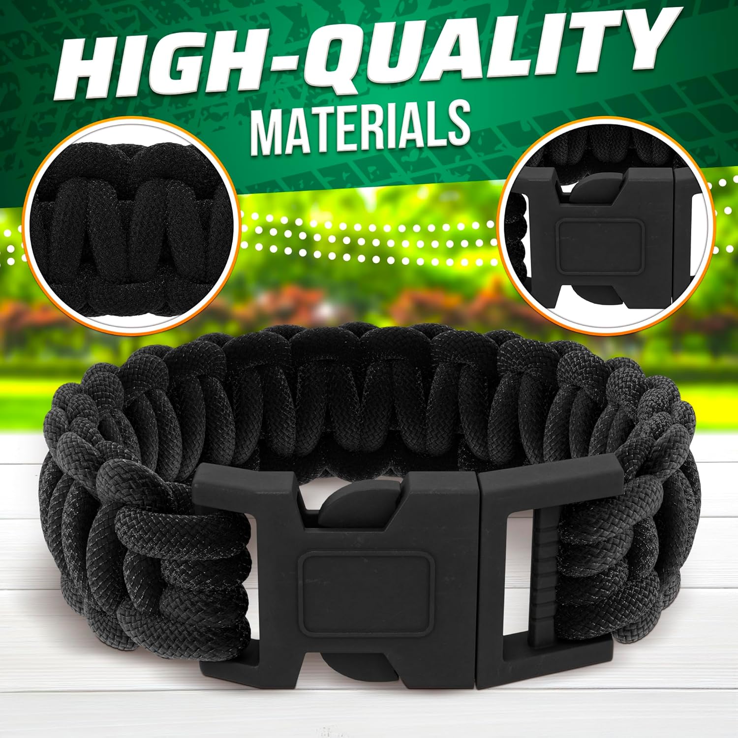Pulseras de Paracord para Homb - Paracord Survival Bracelet reseña y precio