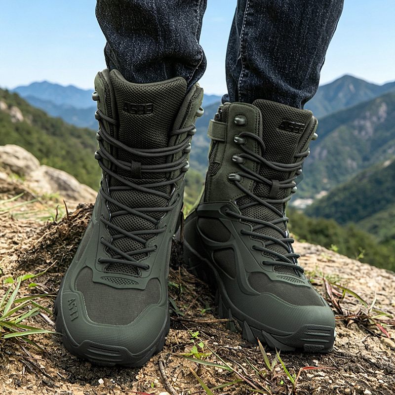 Botas tácticas para hombre, bo - Hunting Outdoor Boots reseña y precio