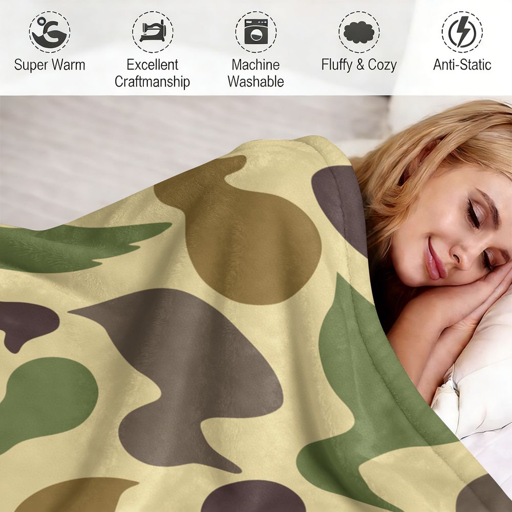 Manta de Franela con Estampado - Hunting Outdoor Rug reseña y precio