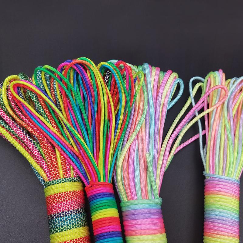 Cuerda de Paracaídas Arcoíris  - Paracord Survival Bracelet reseña y precio
