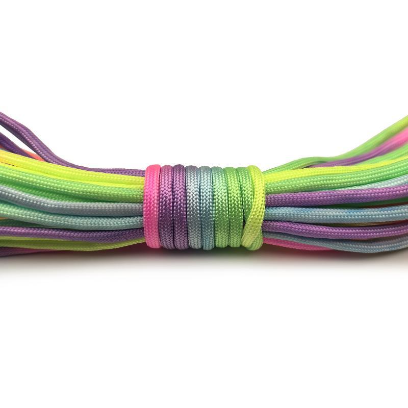 Cuerda de Paracaídas Arcoíris  - Paracord Survival Bracelet reseña y precio