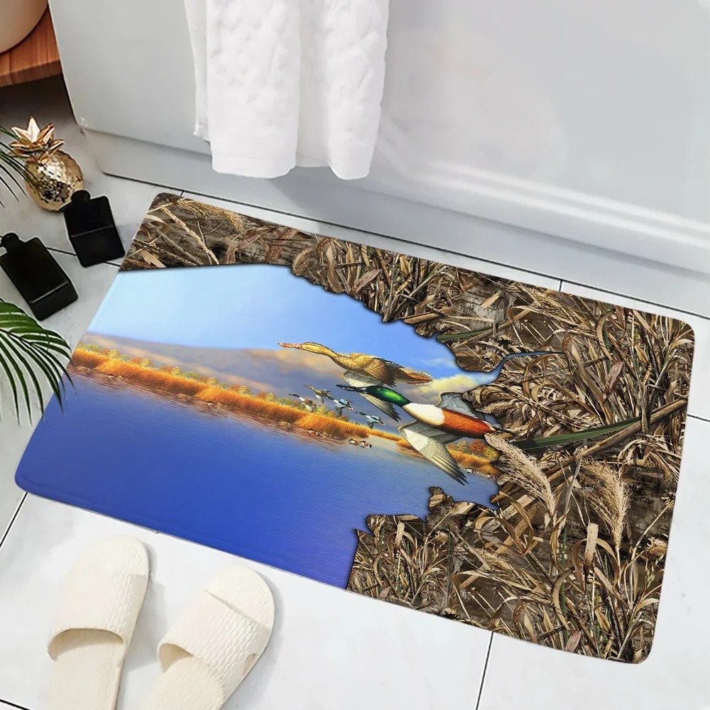 Alfombra antideslizante con es - Hunting Outdoor Rug reseña y precio
