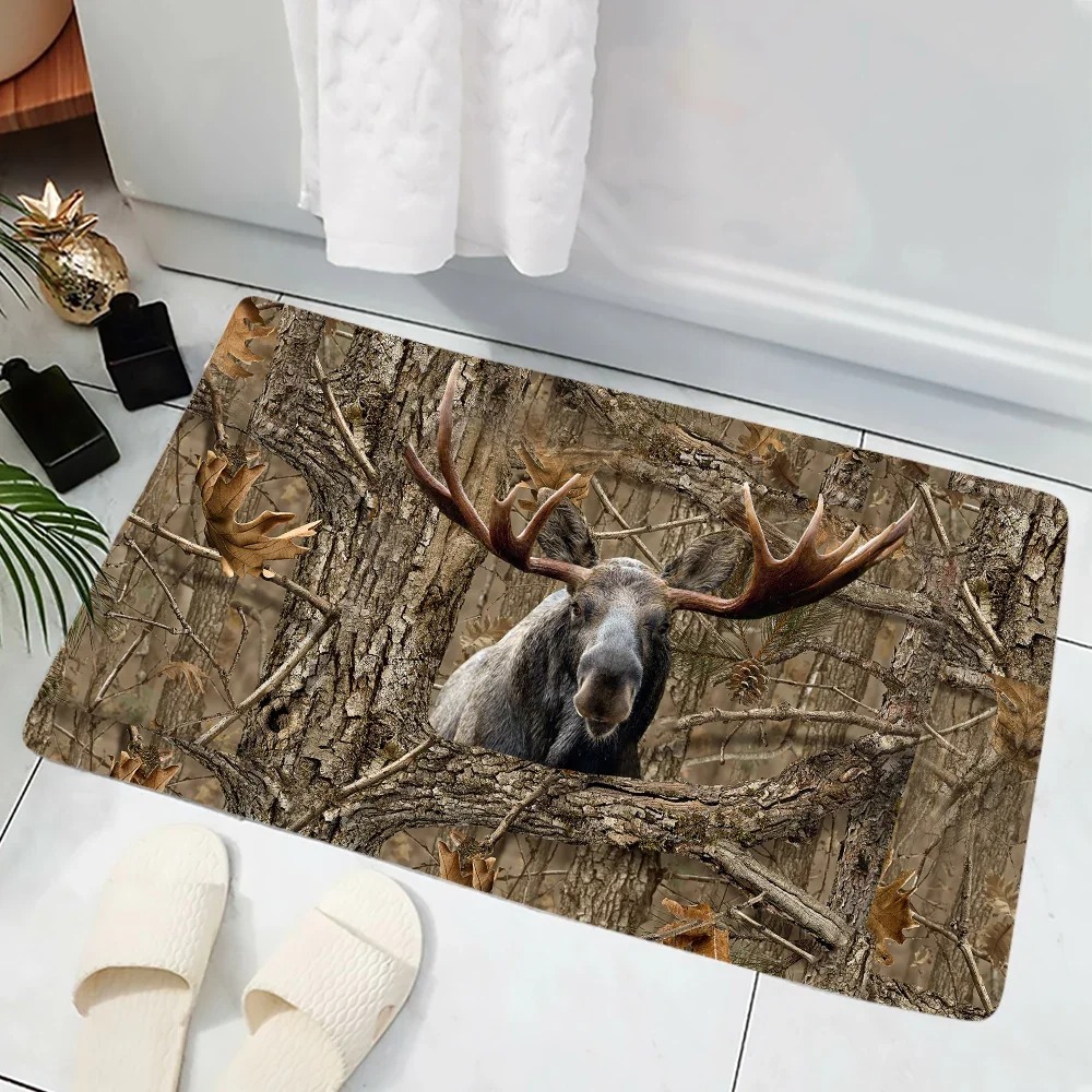 Alfombra antideslizante con es - Hunting Outdoor Rug reseña y precio
