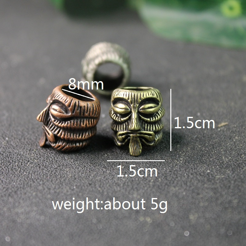 Cuentas de latón con tótem may - Paracord Survival Bracelet reseña y precio