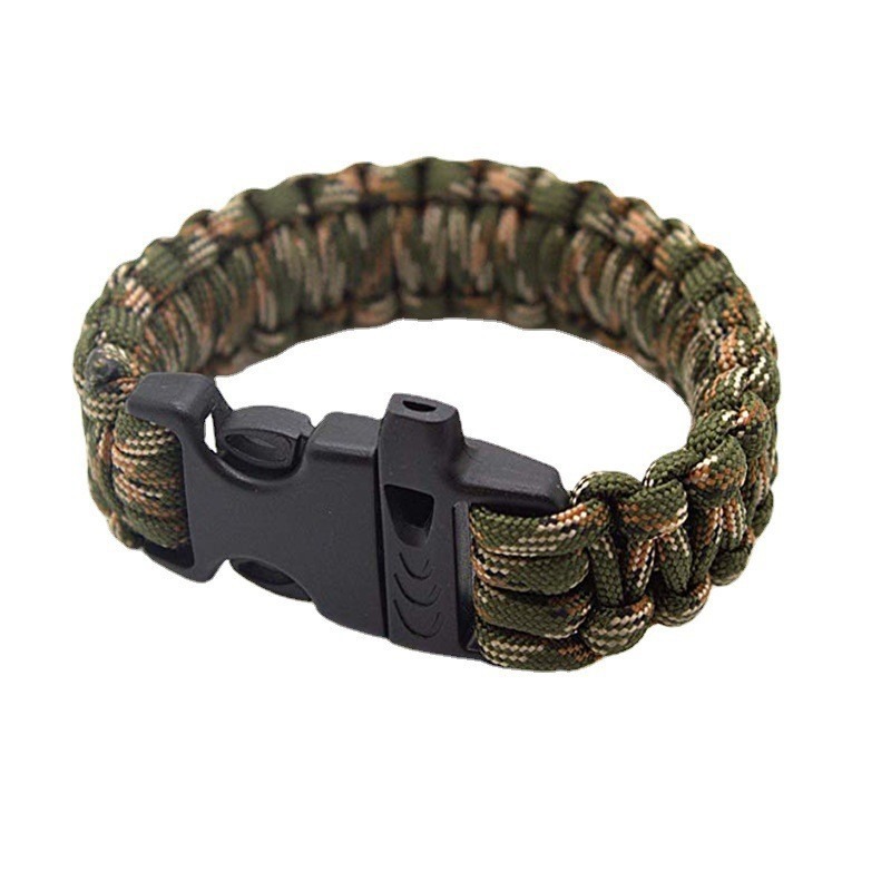 Pulsera de Paracord con silbat - Paracord Survival Bracelet reseña y precio