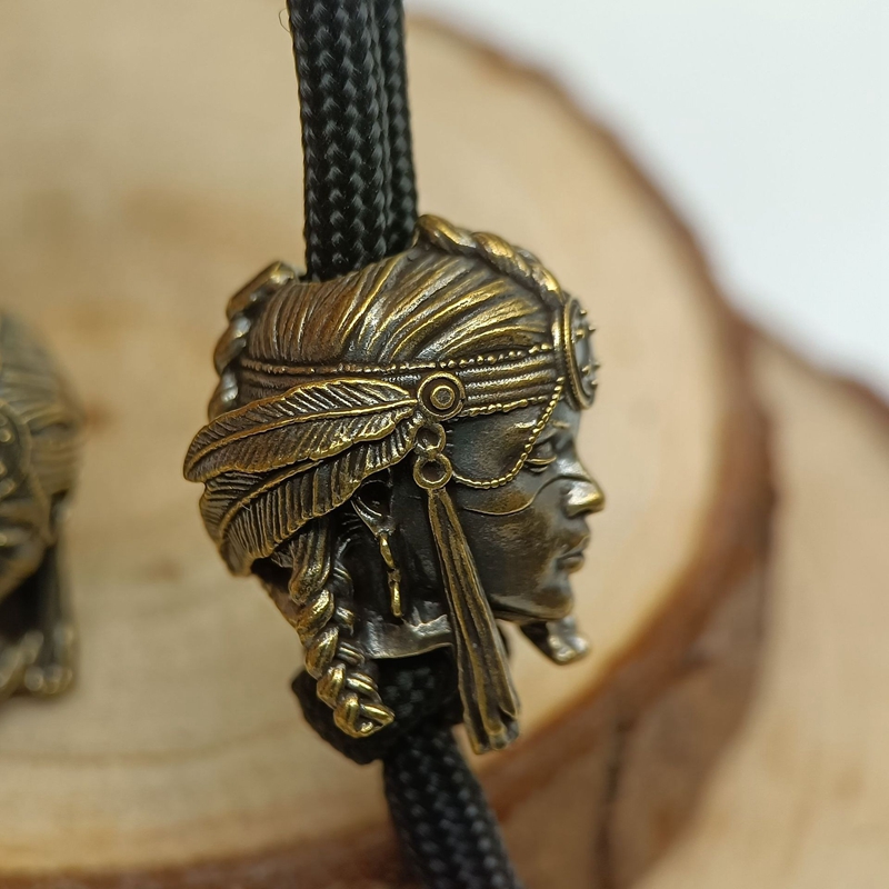 Tribu guerrera femenina cuchil - Paracord Survival Bracelet reseña y precio