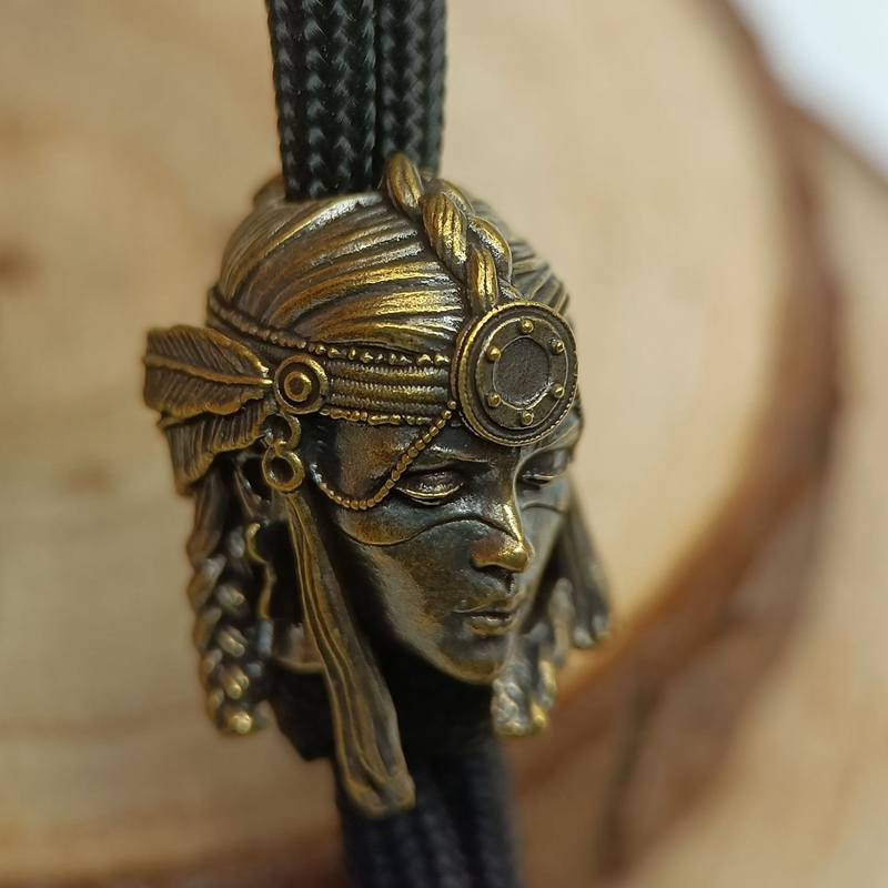 Tribu guerrera femenina cuchil - Paracord Survival Bracelet reseña y precio