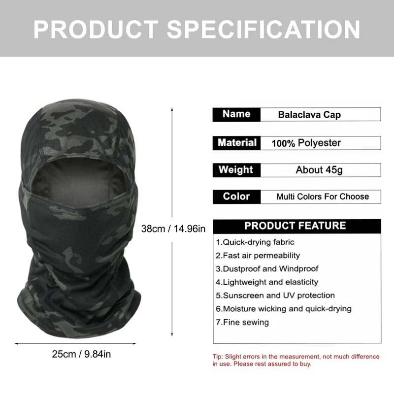 Pasamontañas de Camuflaje, Más - Hunting Outdoor Hats reseña y precio