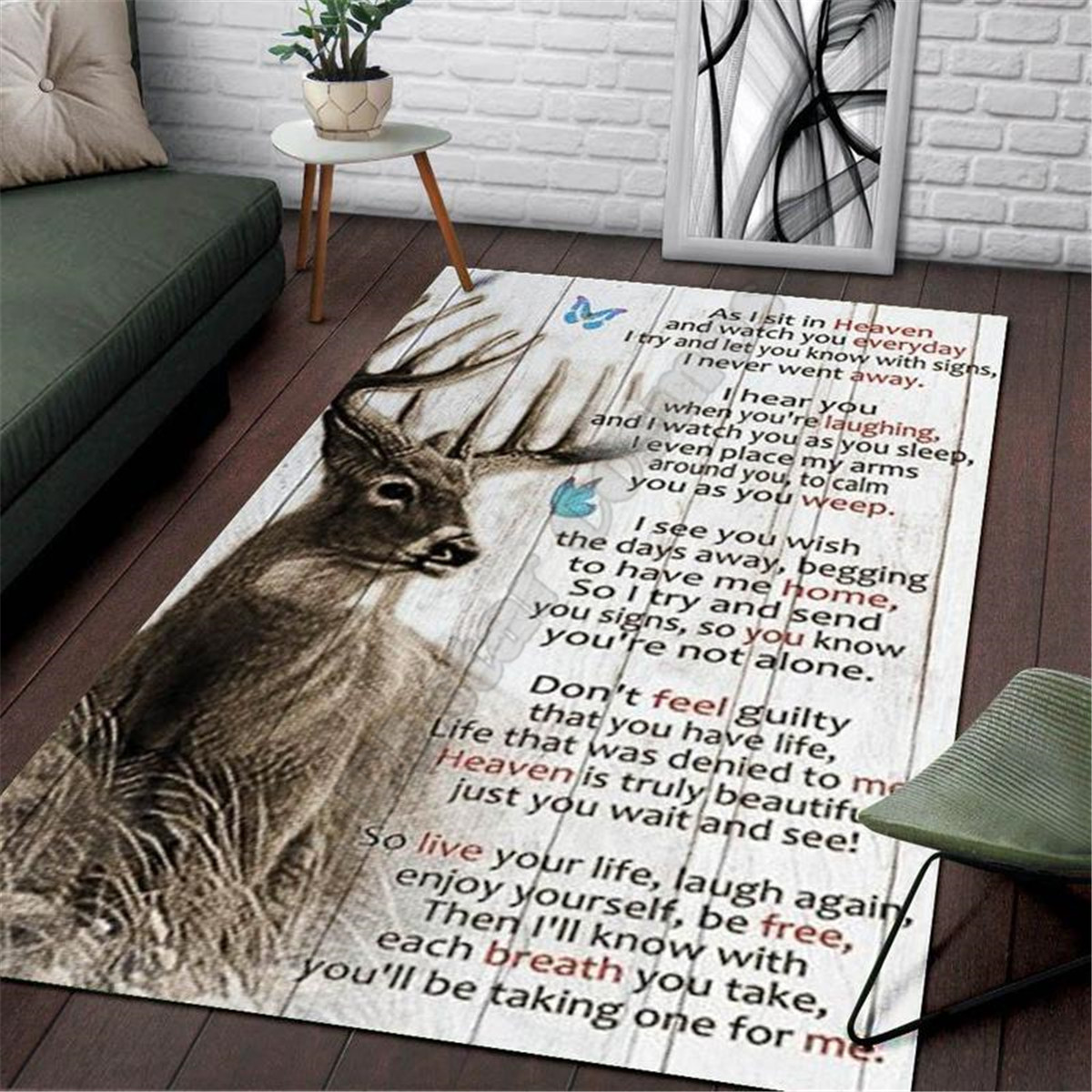 Alfombra con diseño de caza de - Hunting Outdoor Rug reseña y precio