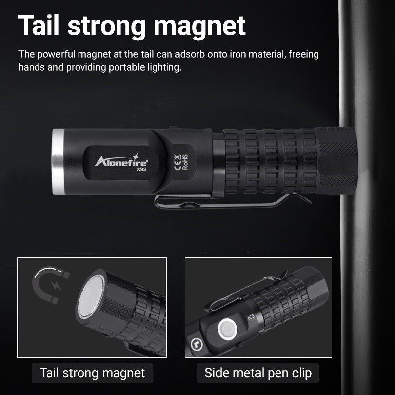 Linterna LED Magnética P8 90 ° - Headlamp Tactical Bright reseña y precio