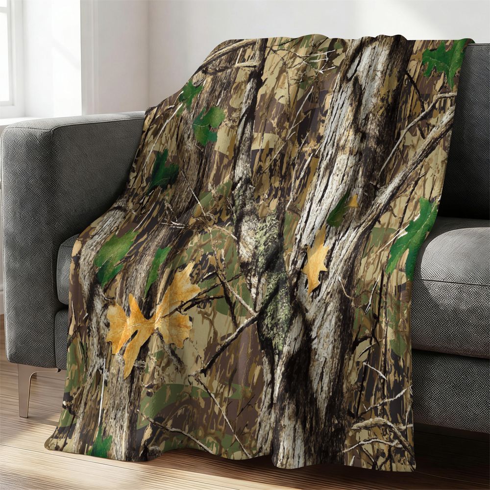 Manta de Franela con Camuflaje - Hunting Outdoor Rug reseña y precio
